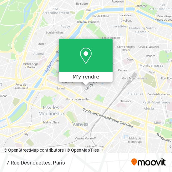 7 Rue Desnouettes plan