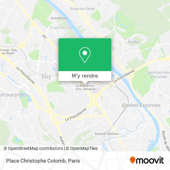 Place Christophe Colomb plan