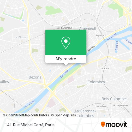 141 Rue Michel Carré plan