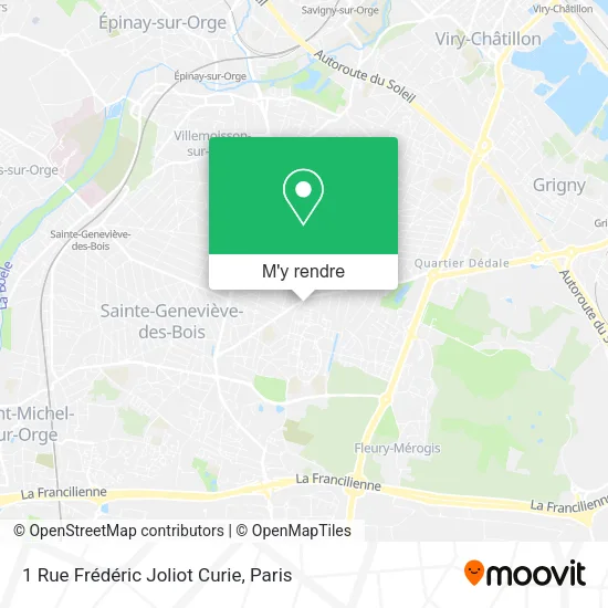 1 Rue Frédéric Joliot Curie plan