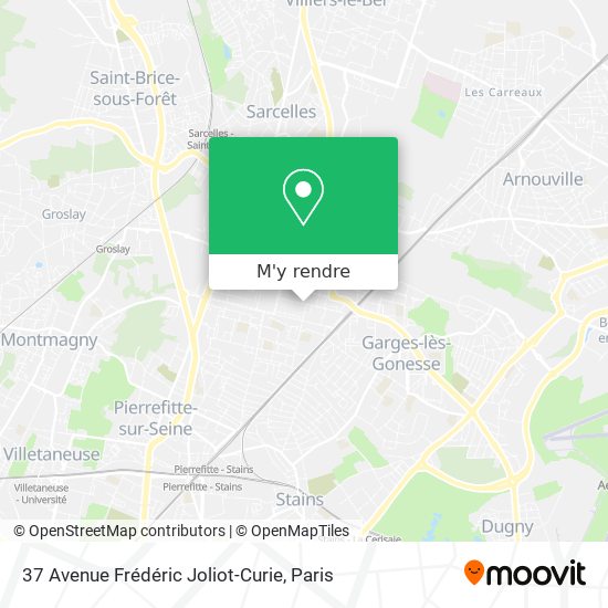 37 Avenue Frédéric Joliot-Curie plan