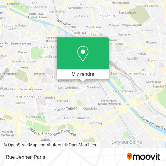 Rue Jenner plan