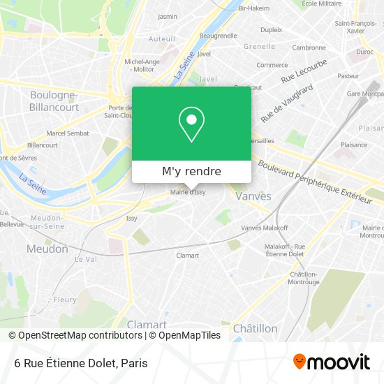 6 Rue Étienne Dolet plan