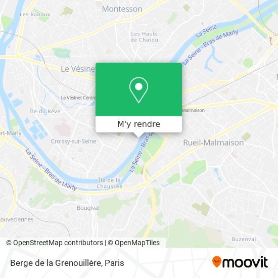 Berge de la Grenouillère plan