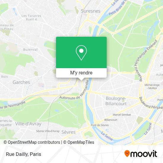 Rue Dailly plan