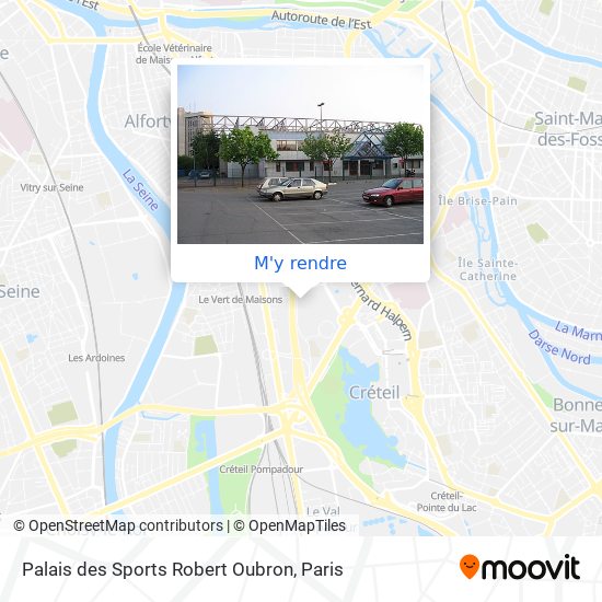 Palais des Sports Robert Oubron plan