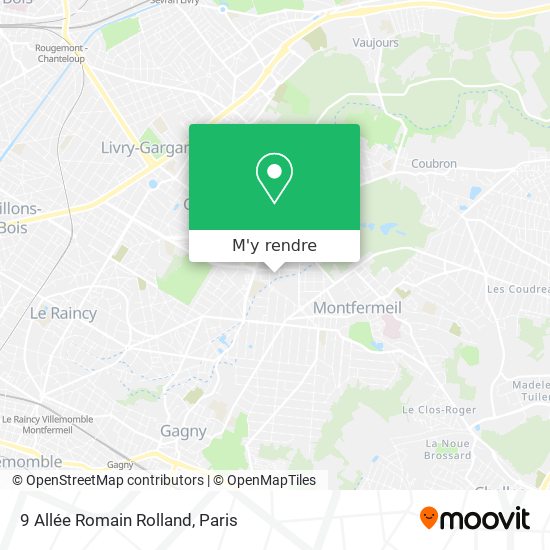 9 Allée Romain Rolland plan