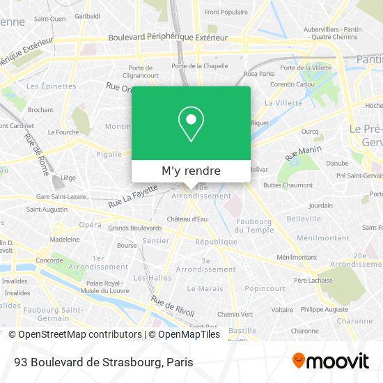 93 Boulevard de Strasbourg plan