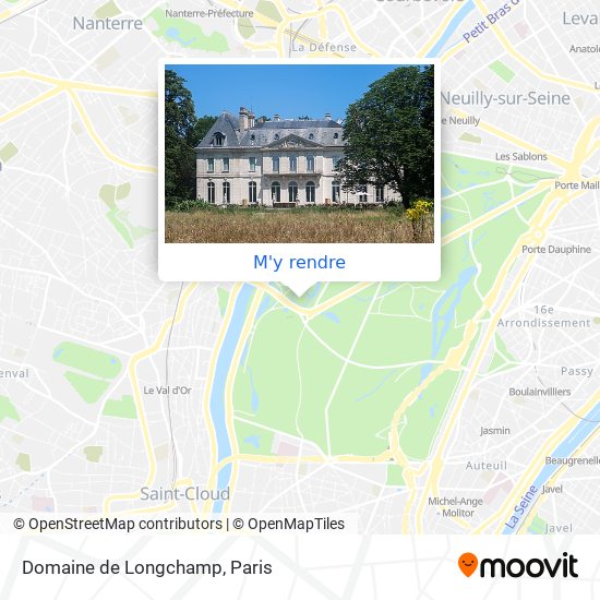 Domaine de Longchamp plan