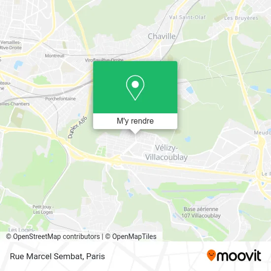 Rue Marcel Sembat plan