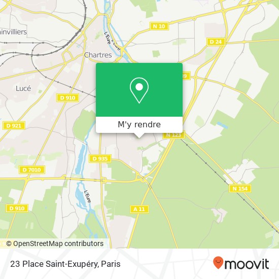 23 Place Saint-Exupéry plan