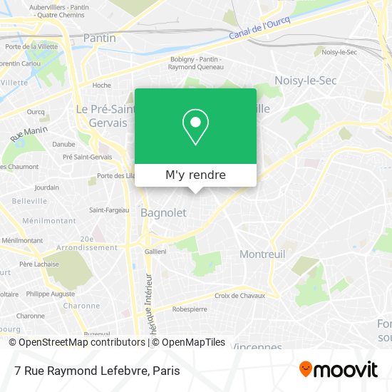 7 Rue Raymond Lefebvre plan