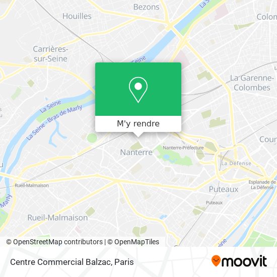 Centre Commercial Balzac plan