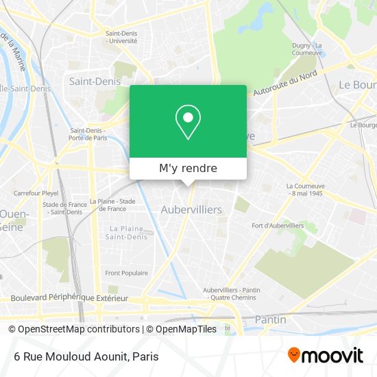 6 Rue Mouloud Aounit plan