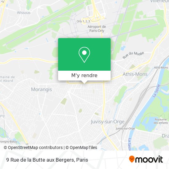 9 Rue de la Butte aux Bergers plan