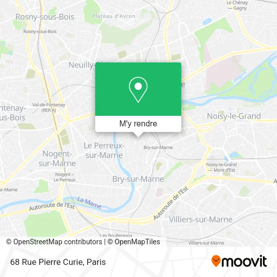 68 Rue Pierre Curie plan