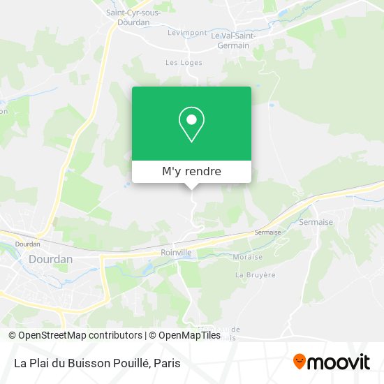 La Plai du Buisson Pouillé plan