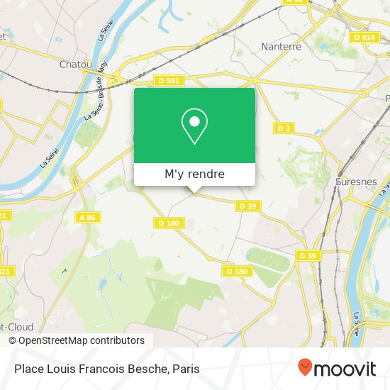 Place Louis Francois Besche plan