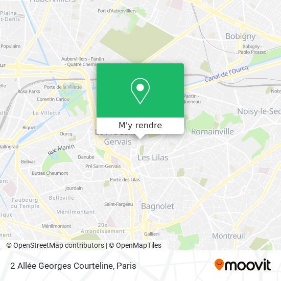 2 Allée Georges Courteline plan