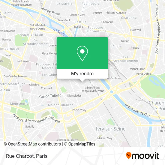 Rue Charcot plan