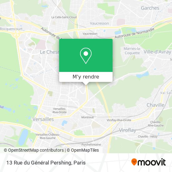 13 Rue du Général Pershing plan