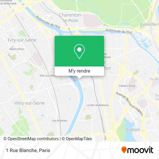 1 Rue Blanche plan