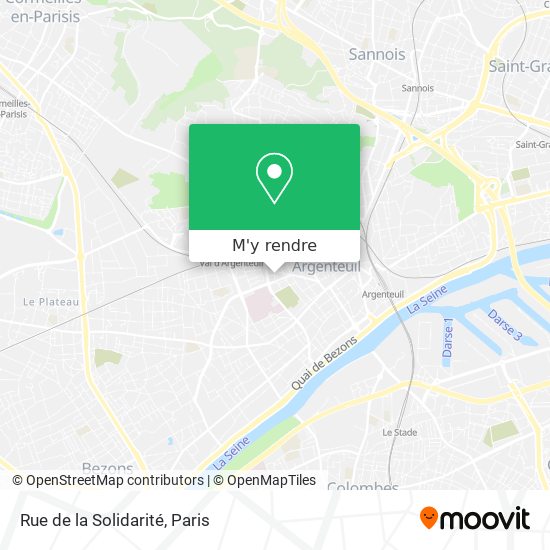 Rue de la Solidarité plan