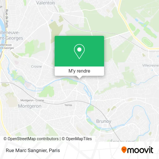 Rue Marc Sangnier plan