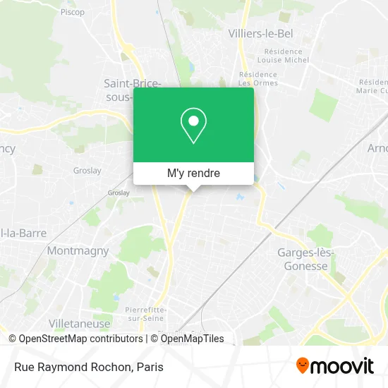 Rue Raymond Rochon plan