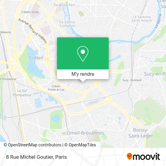 8 Rue Michel Goutier plan