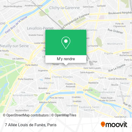 7 Allée Louis de Funès plan