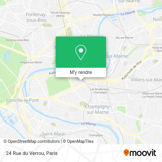 24 Rue du Verrou plan