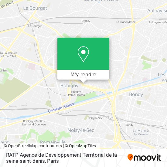 RATP Agence de Développement Territorial de la seine-saint-denis plan