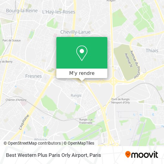 Best Western Plus Paris Orly Airport plan