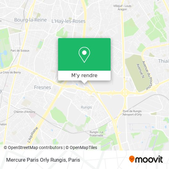 Mercure Paris Orly Rungis plan