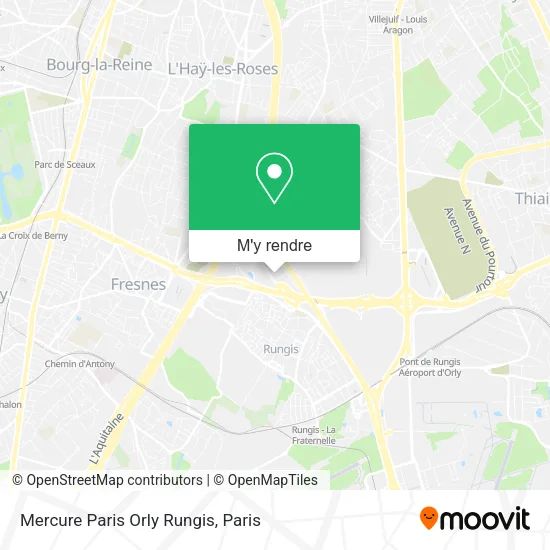 Mercure Paris Orly Rungis plan