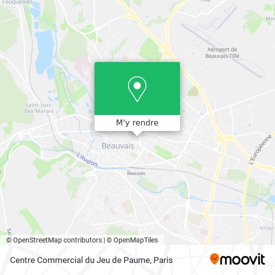 Centre Commercial du Jeu de Paume plan