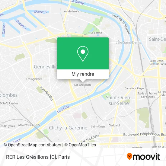 RER Les Grésillons [C] plan
