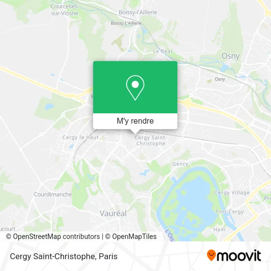 Cergy Saint-Christophe plan