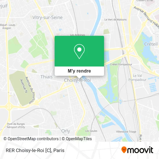 RER Choisy-le-Roi [C] plan