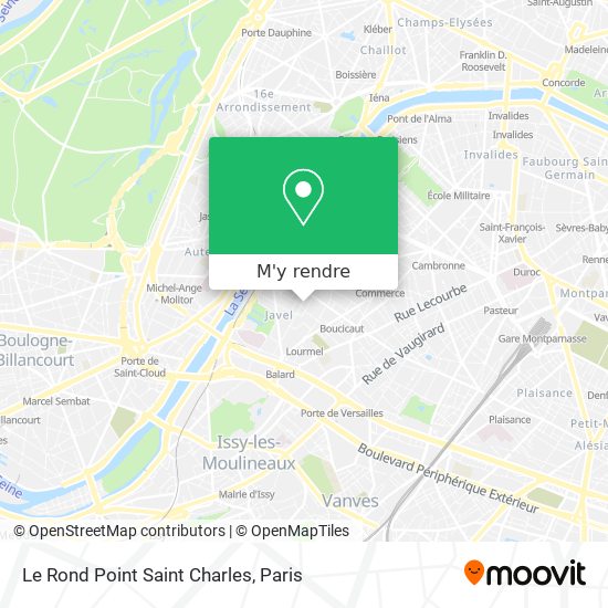 Le Rond Point Saint Charles plan