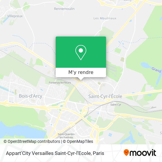 Appart'City Versailles Saint-Cyr-l'Ecole plan