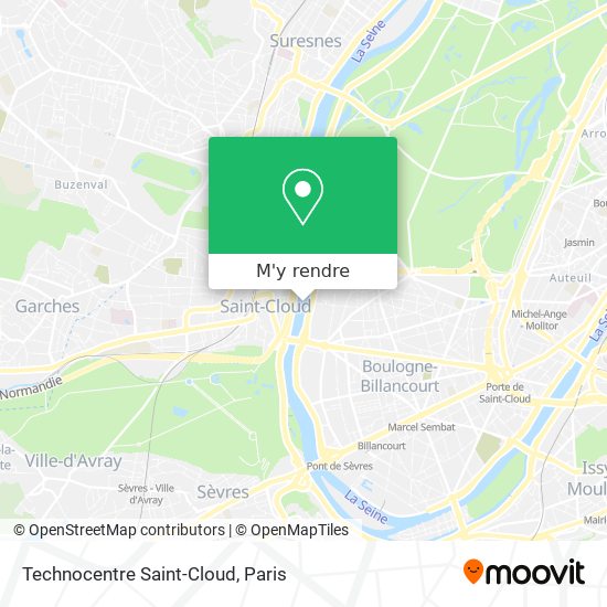 Technocentre Saint-Cloud plan