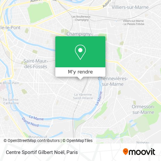 Centre Sportif Gilbert Noël plan