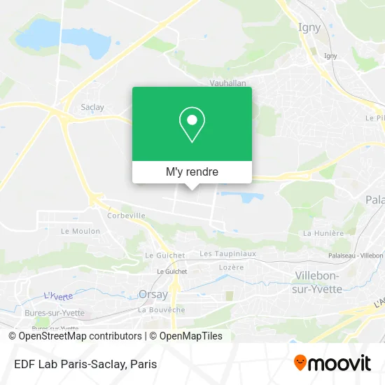 EDF Lab Paris-Saclay plan