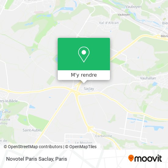Novotel Paris Saclay plan