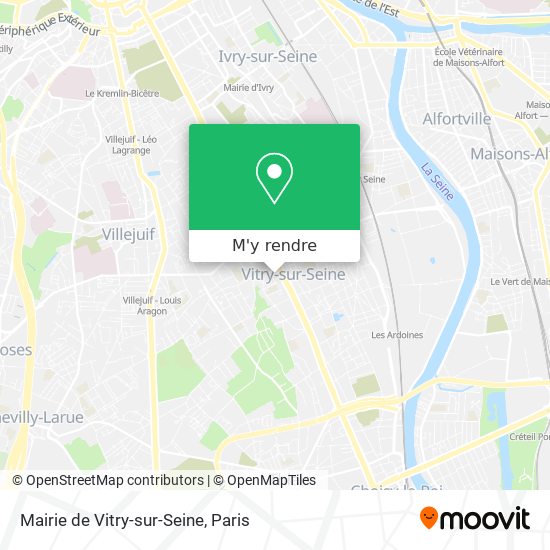 Mairie de Vitry-sur-Seine plan