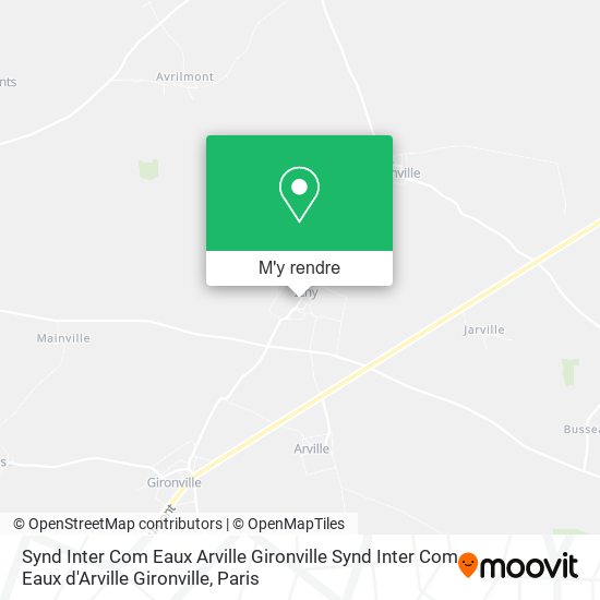 Synd Inter Com Eaux Arville Gironville Synd Inter Com Eaux d'Arville Gironville plan