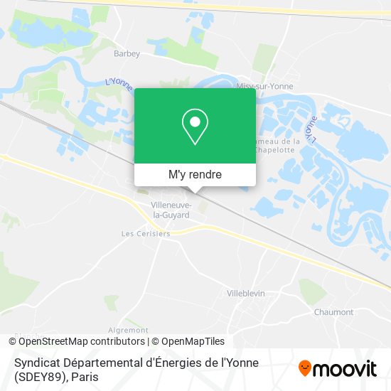 Syndicat Départemental d'Énergies de l'Yonne (SDEY89) plan
