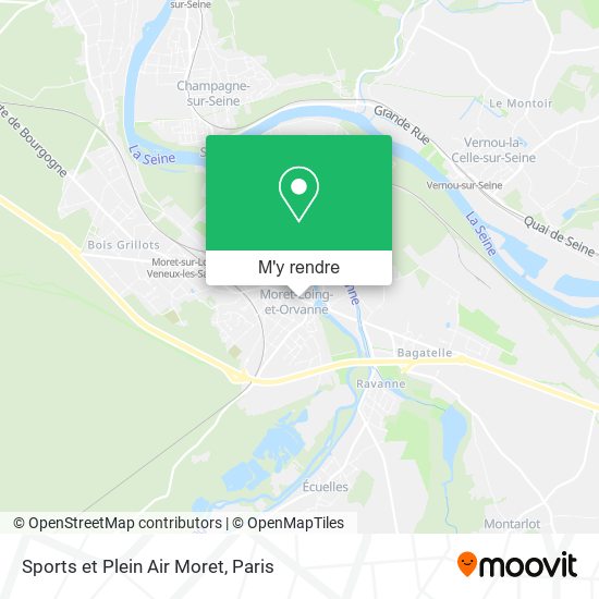 Sports et Plein Air Moret plan